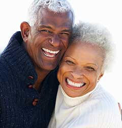 older couple smiling