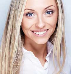 Young woman smiling